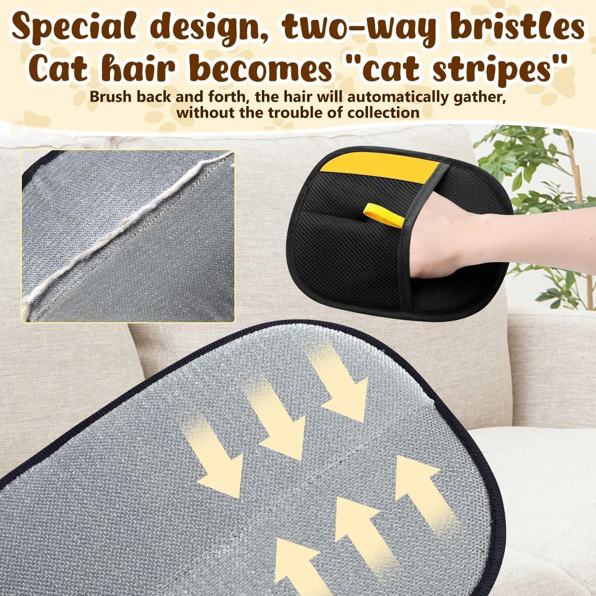 Electrostatic Pet Hair Removal Glove